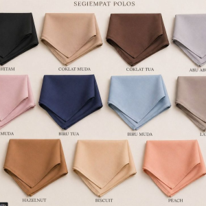 HIJAB SEGI EMPAT POLOS